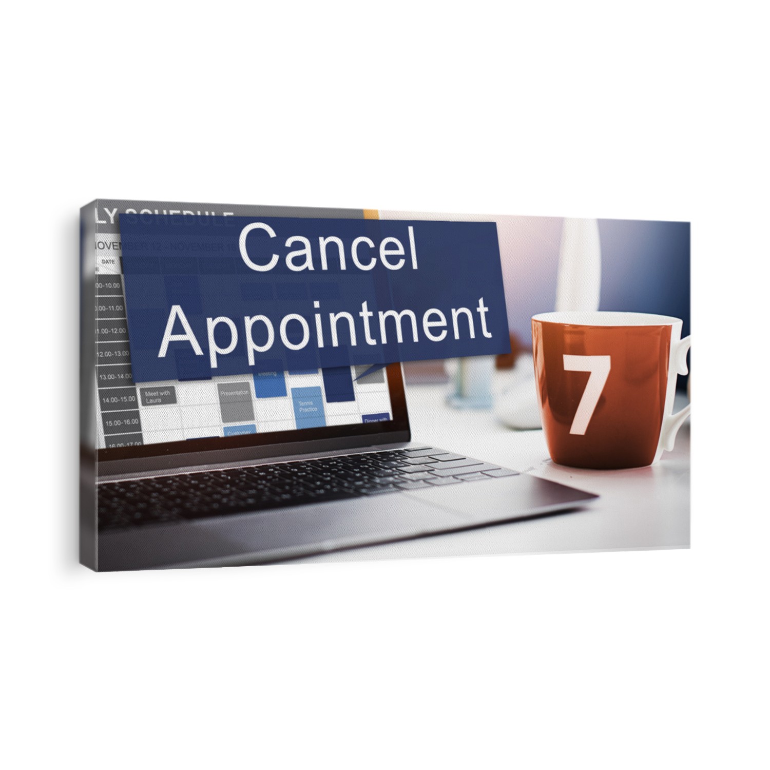 Cancel Cancellation Appointment Postpone Concept
